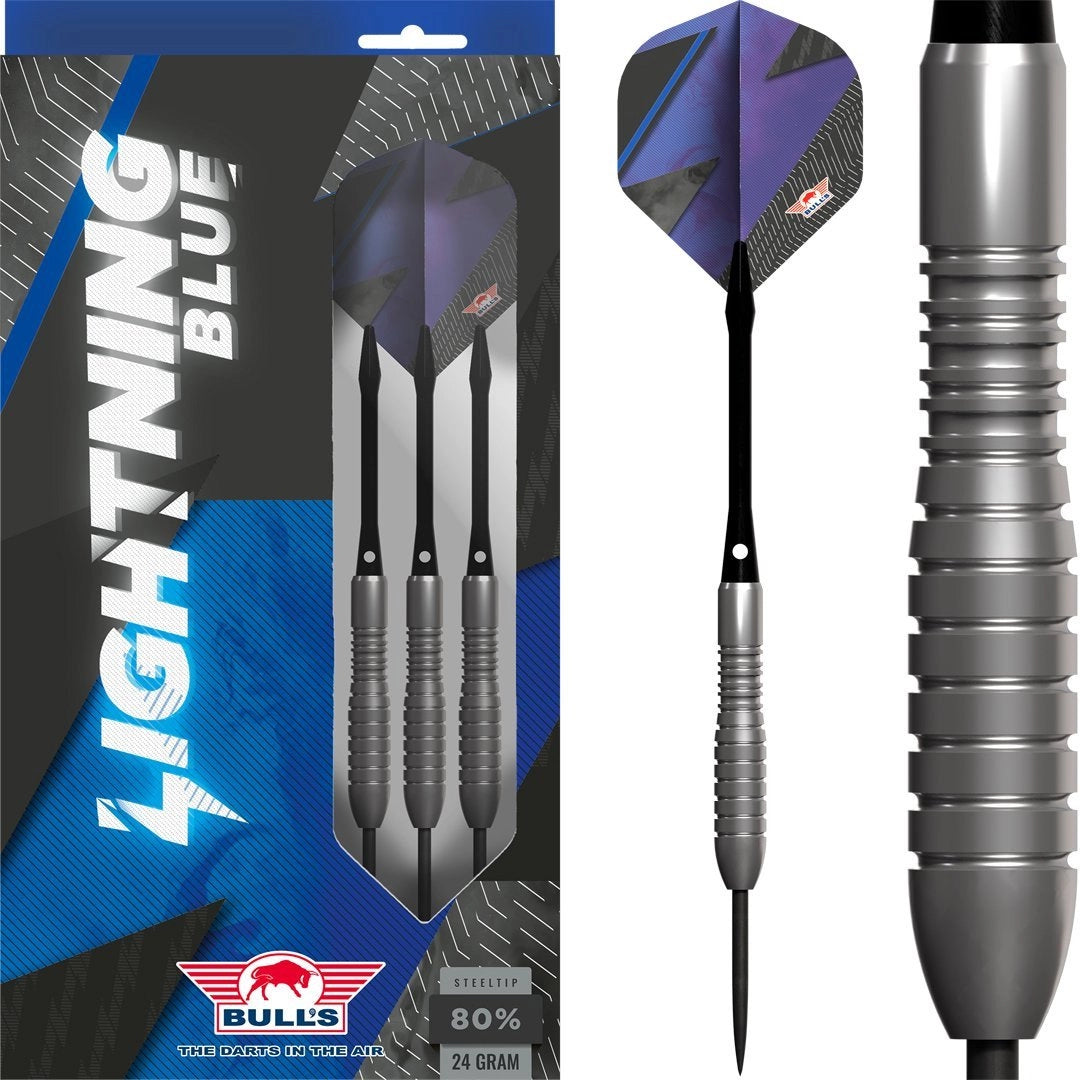 Bull's Lightning Blue Steeldarts