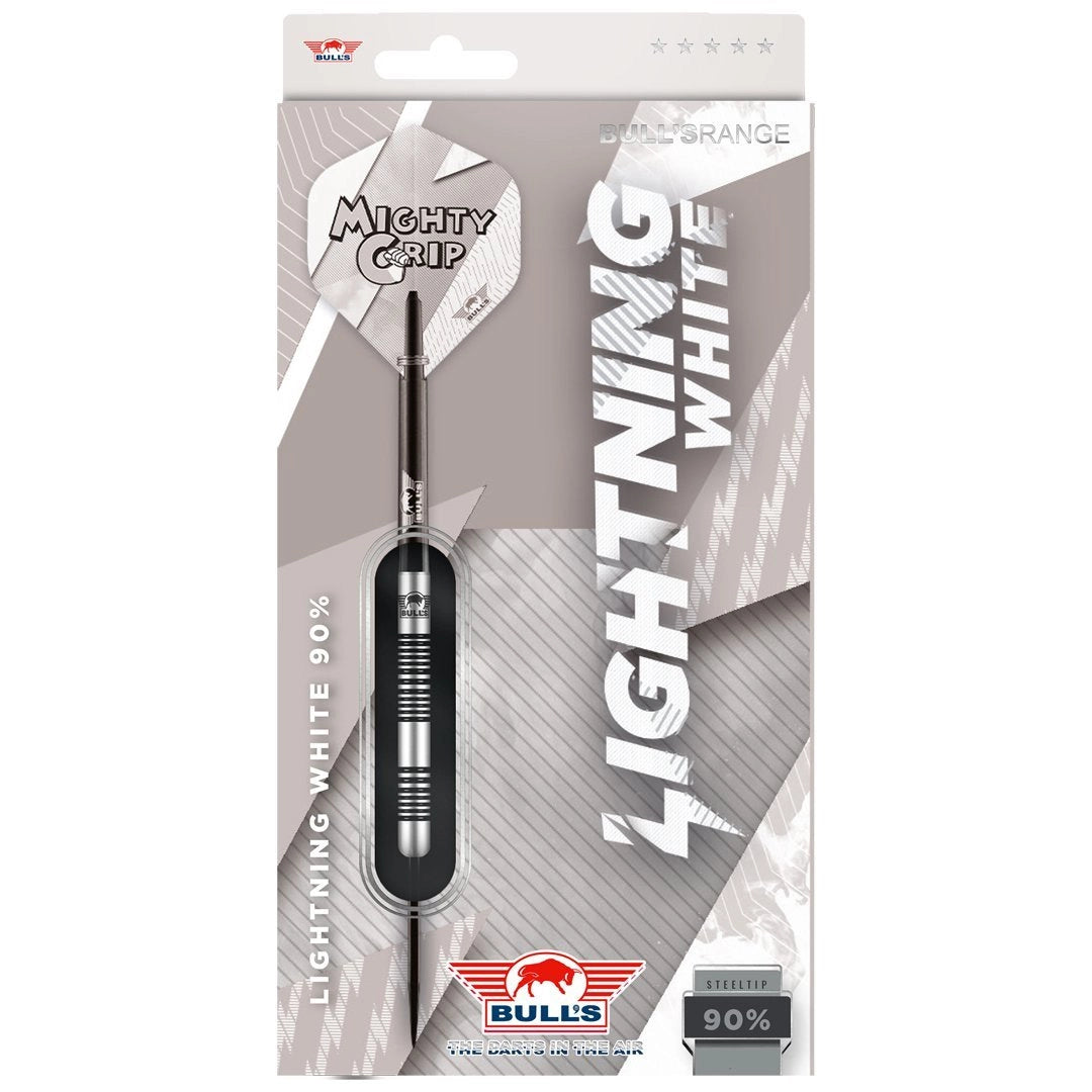 Bull's Lightning White Steeldarts