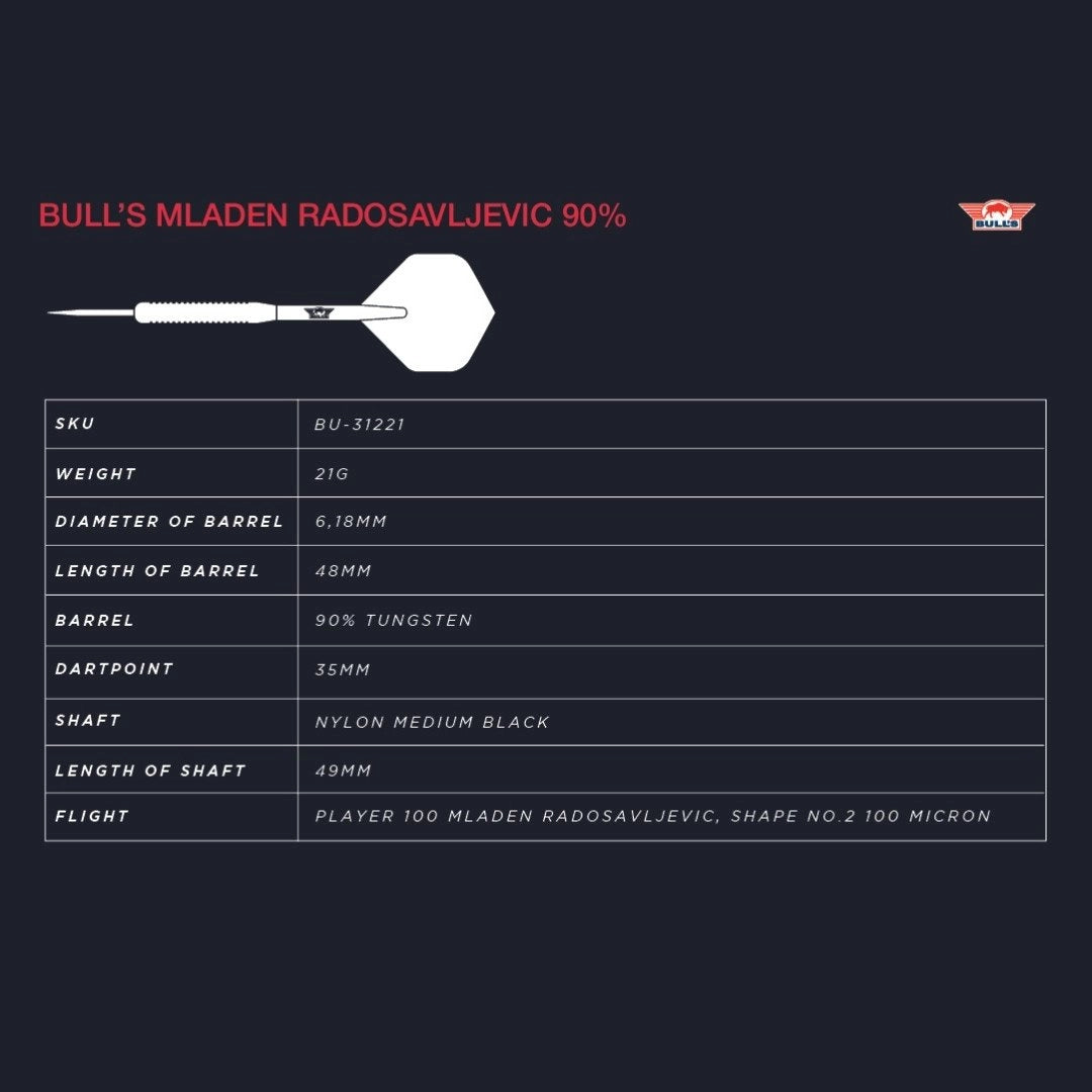 Bull's Mladen Radosavljevic Steeldarts