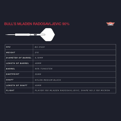 Bull's Mladen Radosavljevic Steeldarts