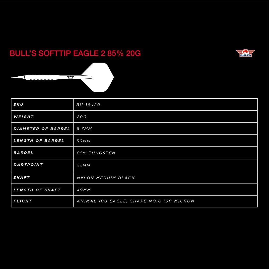 Bull's Eagle 2 Softdarts