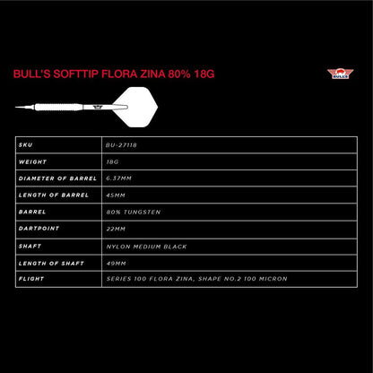 Bull's Flora Zina Softdarts
