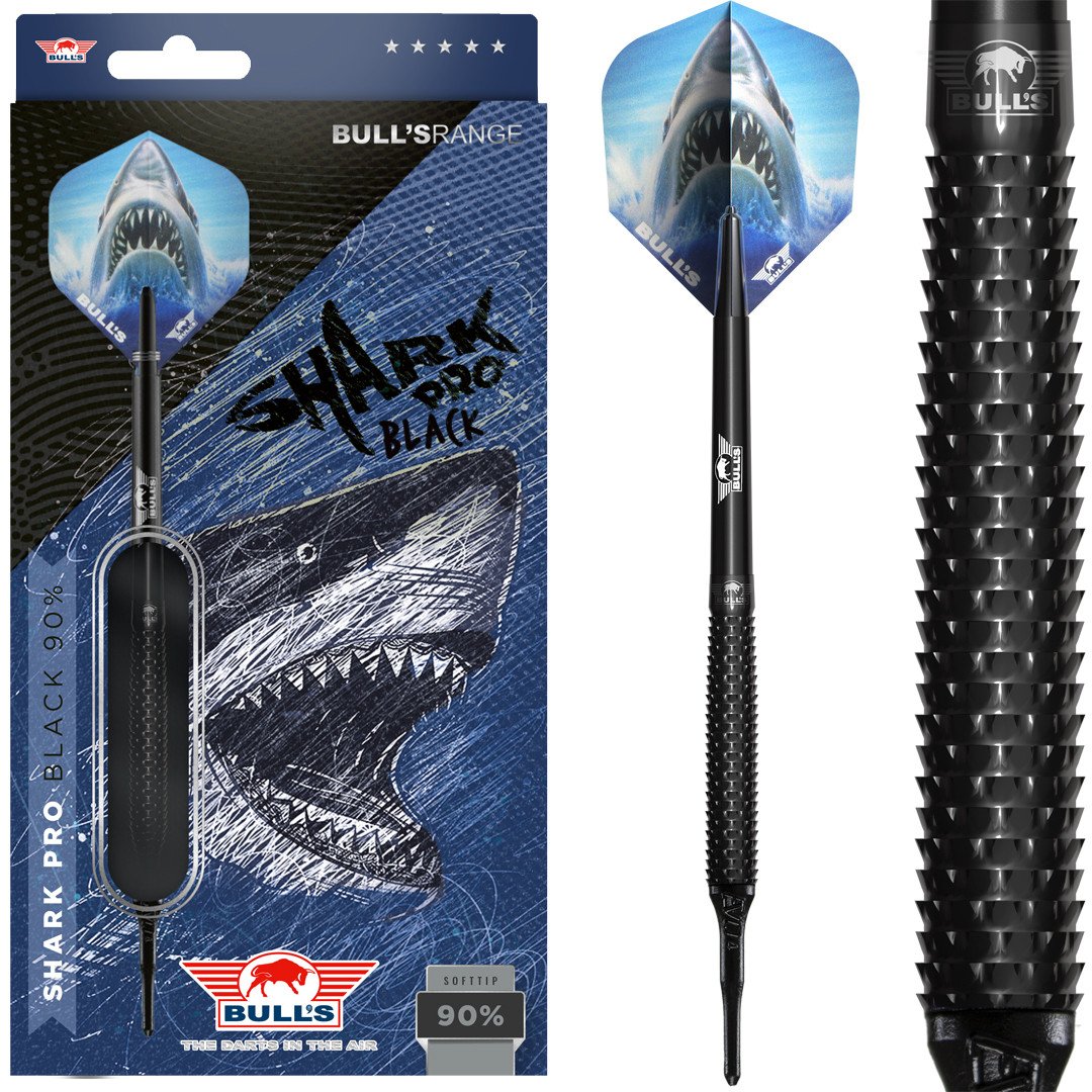 Bull's Shark Pro Black Softdarts