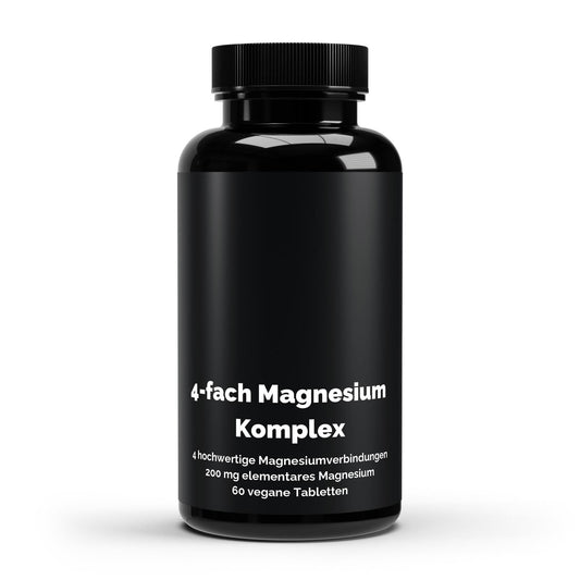 Magnesium 4fach Komplex - 60 vegane Tabletten
