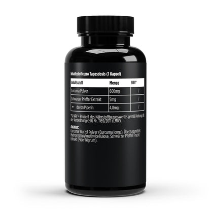 Curcuma + Piperin - 60 Kapseln