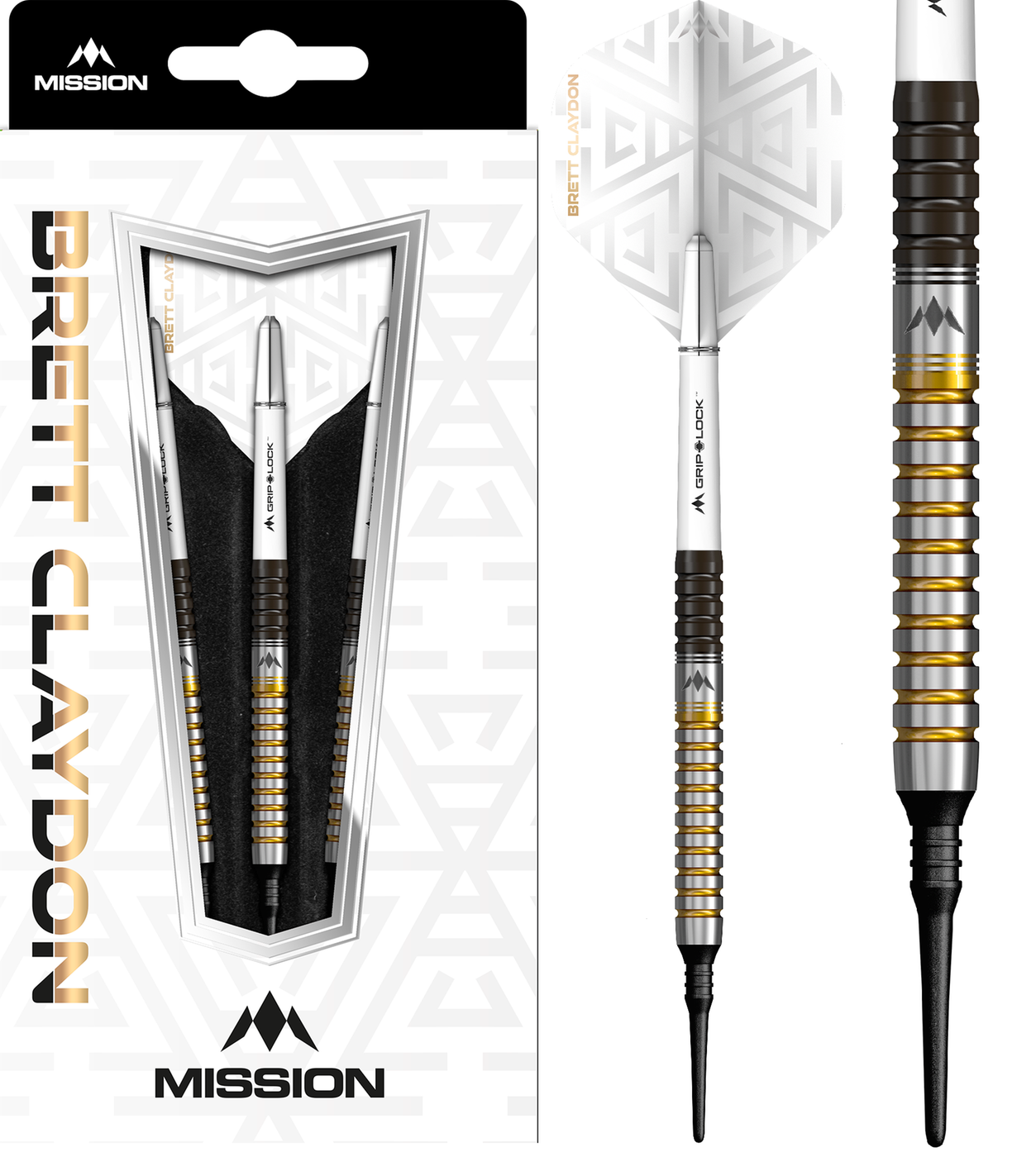 Mission Brett Claydon Black and Gold 90%