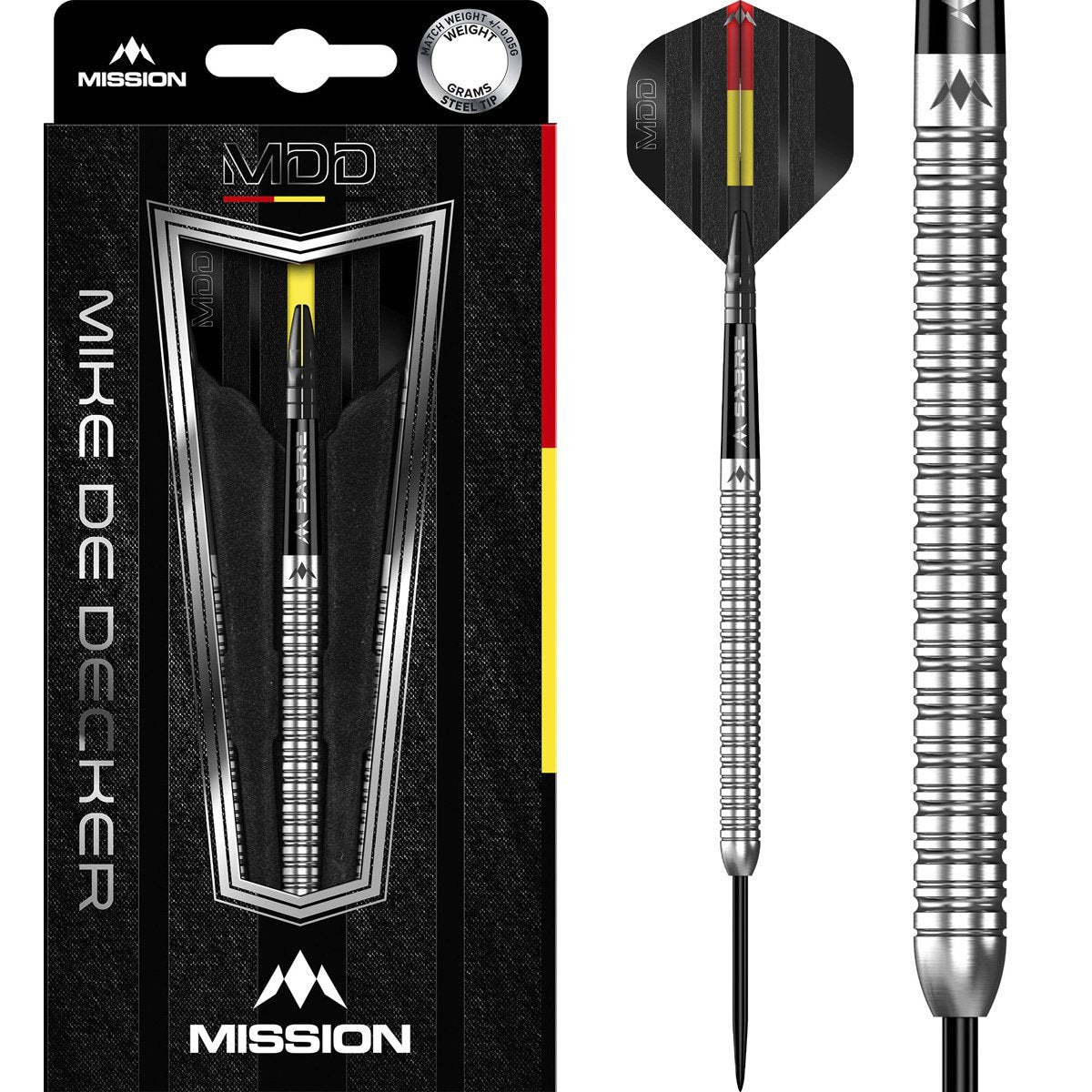 Mission Mike De Decker MDD Silver Steeldarts