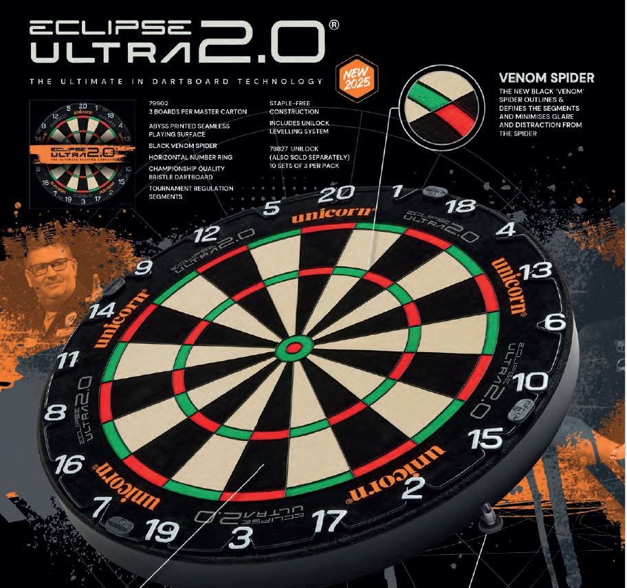 Unicorn Eclipse Ultra 2.0 Dartboard